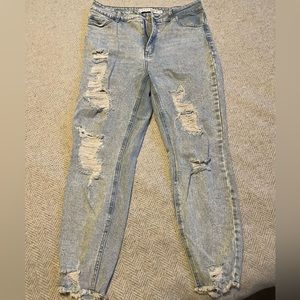 Vintage Style Ripped Jeans by Tinseltown